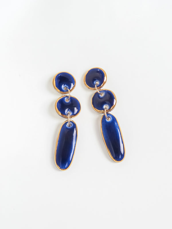 Lara Earrings · Blue