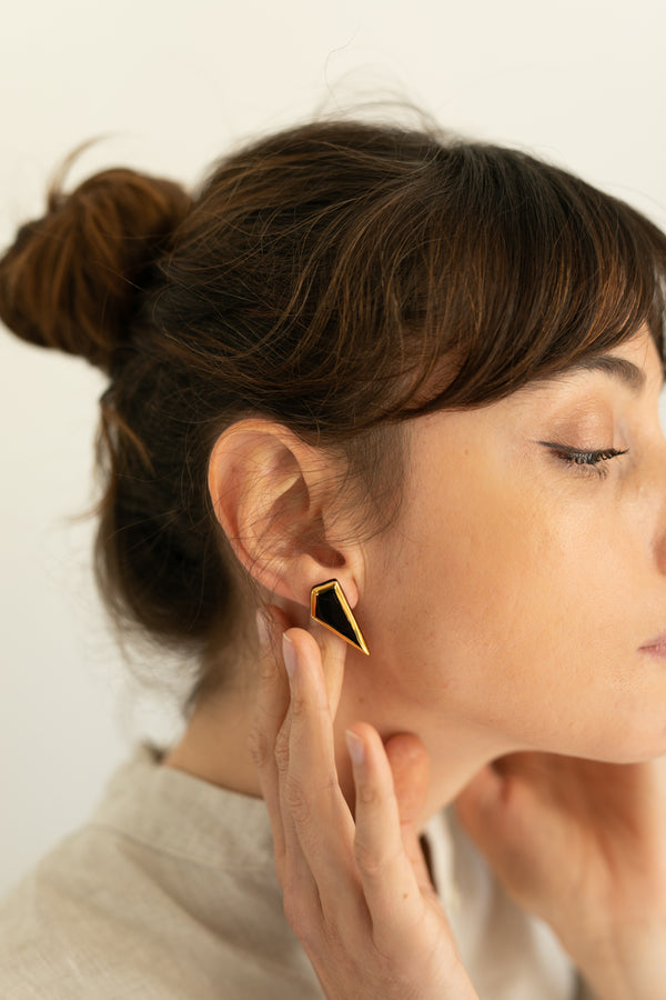 Shard Earrings · Black