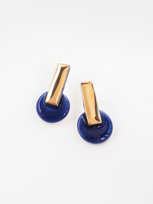 Ophelia Earrings · Blue