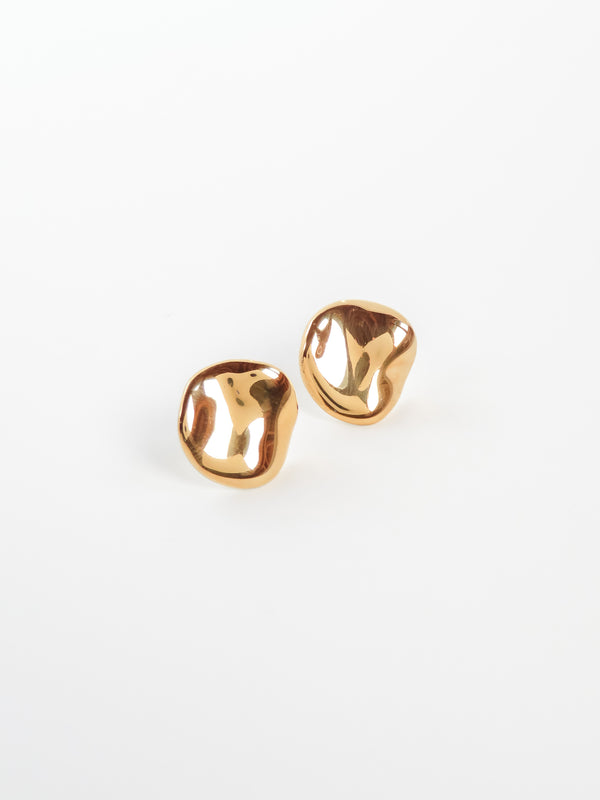 Petal Earrings · Gold