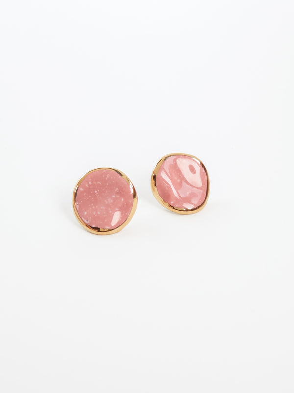 Petal Earrings · Pink
