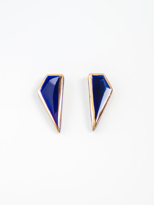 Shard Earrings · Blue