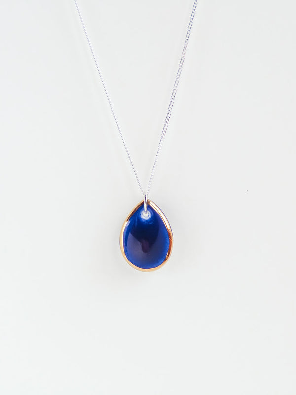 Teardrop Necklace · Blue