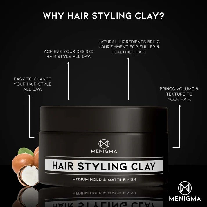 Groomd Hair Styling Clay For Men For Natural Texture Matte Finish Buy  Groomd Hair Styling Clay For Men For Natural Texture Matte Finish Online  at Best Price in India  Nykaa