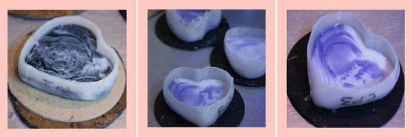 silicone setting in moulds