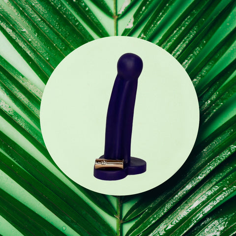 Sh! hand-poured dildo in purple