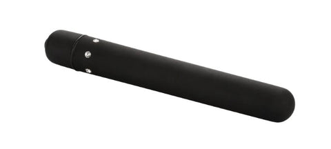 A SLIM BLACK CLASSIC VIBRATOR WITH DIAMANTE DETAIL