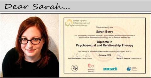 Sarah Berry and counselling diploma