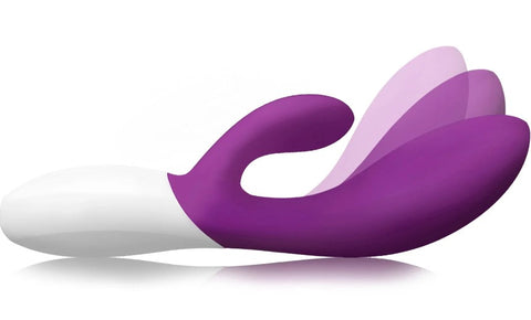 Lelo Ina wave-motion vibration in purple and white