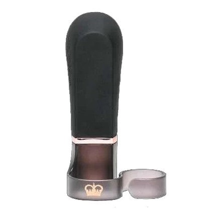 Hot Octopus Digit finger vibrator in black with rose-gold details