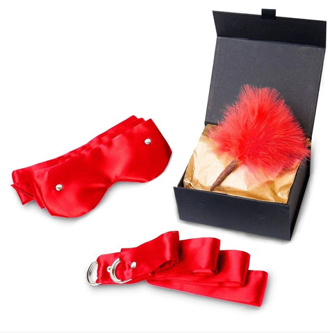 SH! SATIN SEDUCTION BONDAGE SET