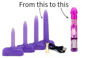 Vaginimus dilators vs rabbit vibrator