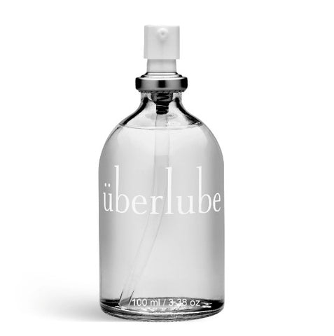 A see-through bottle of Uberlube