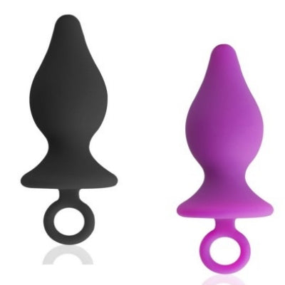 Butt Plugs in black and purple