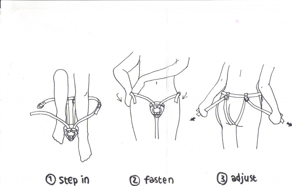 How to Put On A 2 Strap Harness