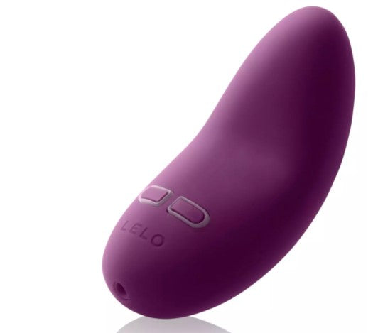 A msall Lelo Lily clitroal vibrator in burgundy