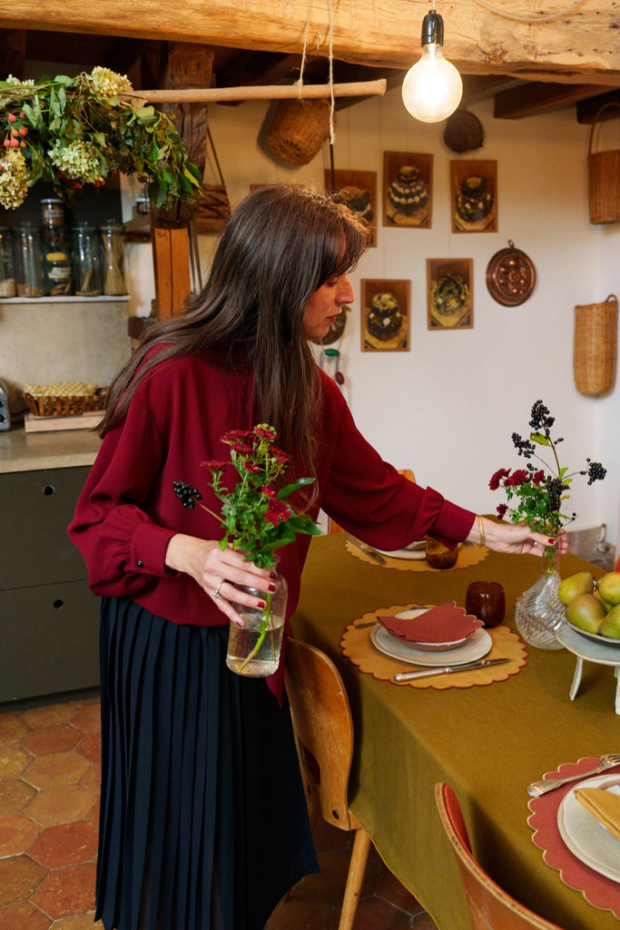 Alice Roca dresses her table in Tomète