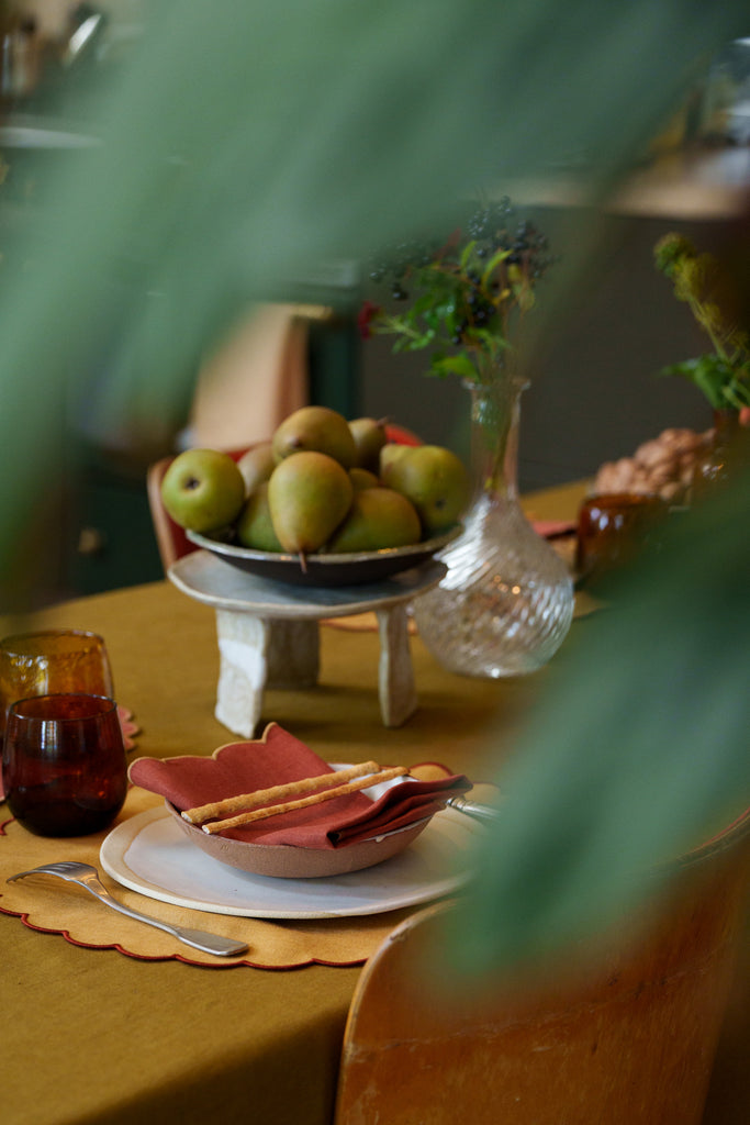 La table d'Alice Roca habillée en Tomète