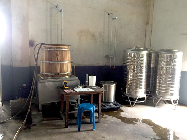 LAODI 発酵方式を変え兜式蒸留器