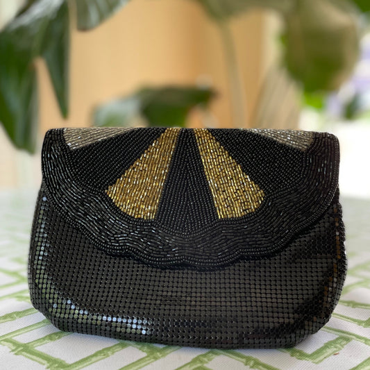 La Regale 60's Beaded Vintage Purse Bag - Gem