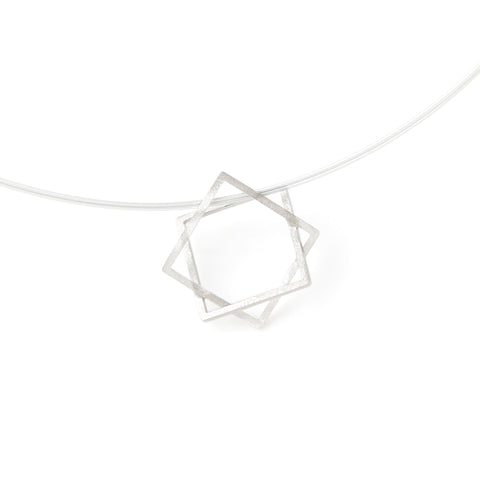 Surface[めんとせん] Silver 925 ペンダント Pendant-正方形 Square