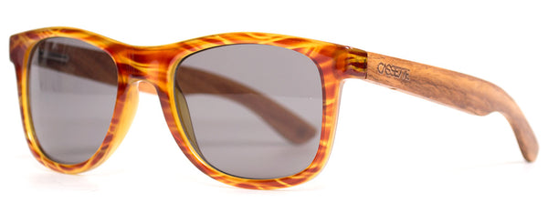 Wooden Sunglasses Cassette Yo Wood Wayfarer Sunglasses