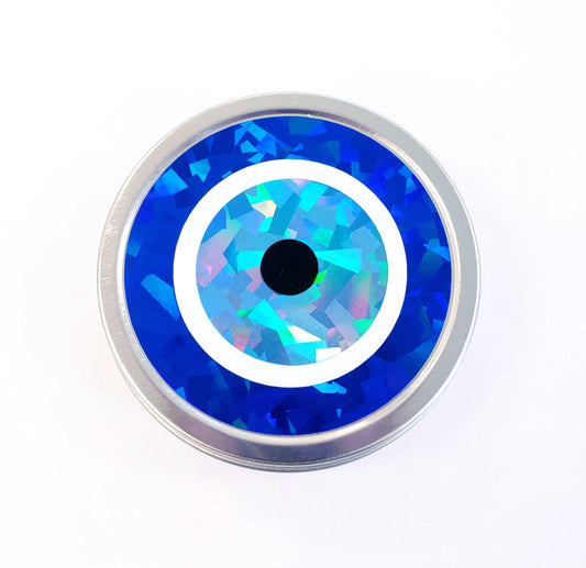 Blue and Gold Evil Eye Stickers – Fairy Dust Decals