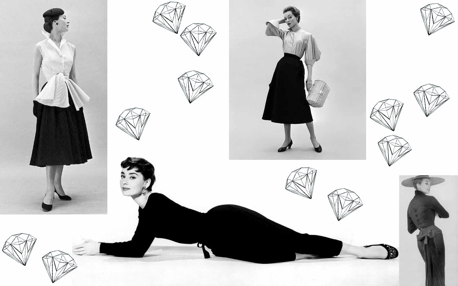The Golden Age of Haute couture  1947 to 1957  Glamour Daze