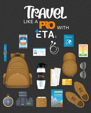 ETA Alkaline Water Filter Bottle For Travel