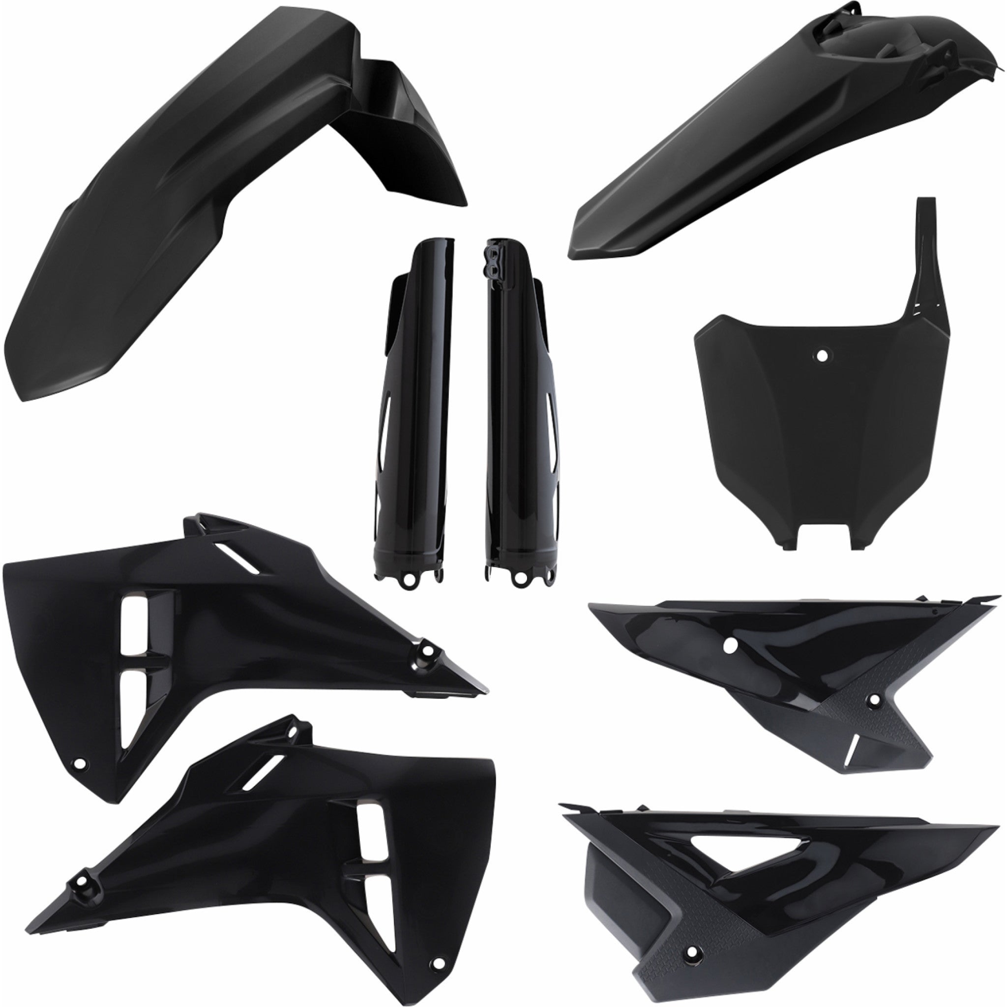 ACERBIS 1403-4113 2985980001 Replacement Plastic Kit Full Replacement Body Kit - Black
