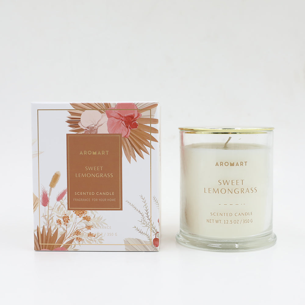 Aromart Floral 350G Lemongrass Candle