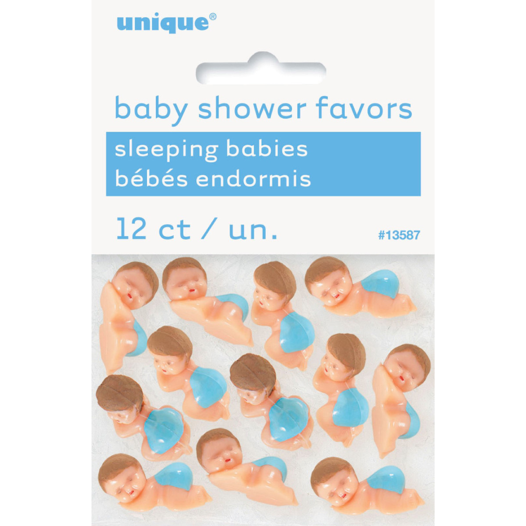 12 Babies With Diaper Blue