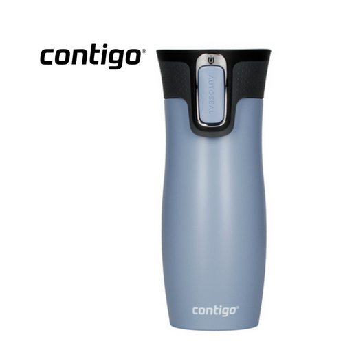 Contigo Autoseal West Loop Vacuum-Insulated Stainless Steel Travel Mug, 20 oz, Earl Grey