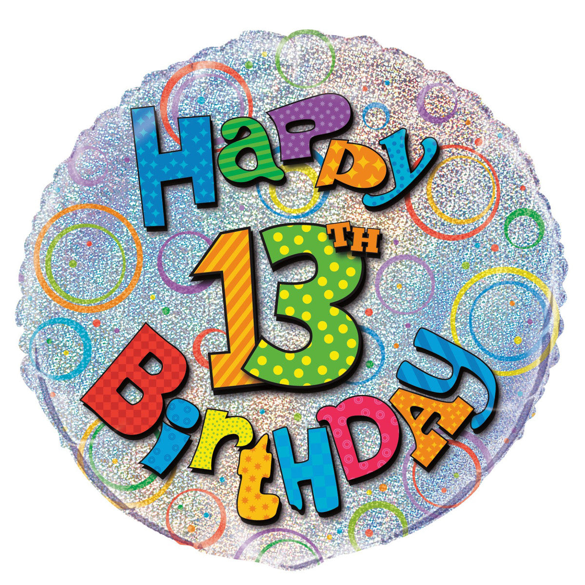 13th Birthday Foil Balloon 45cm