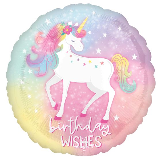 45cm STD HX Enchanted Unicorn BDAY Wishes S40