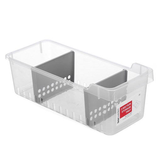 3 Section Storage Tray 40X16.5X14Cm