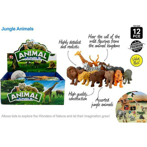 1pce Jungle Animal 11-14cm Asstd