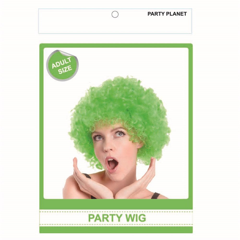 Afro Wig - Green