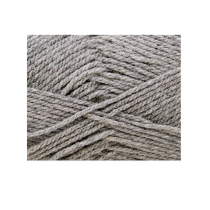 Acrylic Yarn 100g 189m Solid 06 Silver Grey