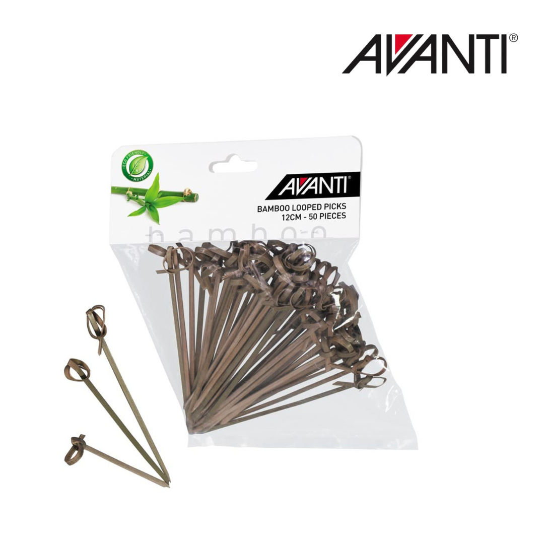 Avanti Bamboo Looped Picks 12cm 50pk