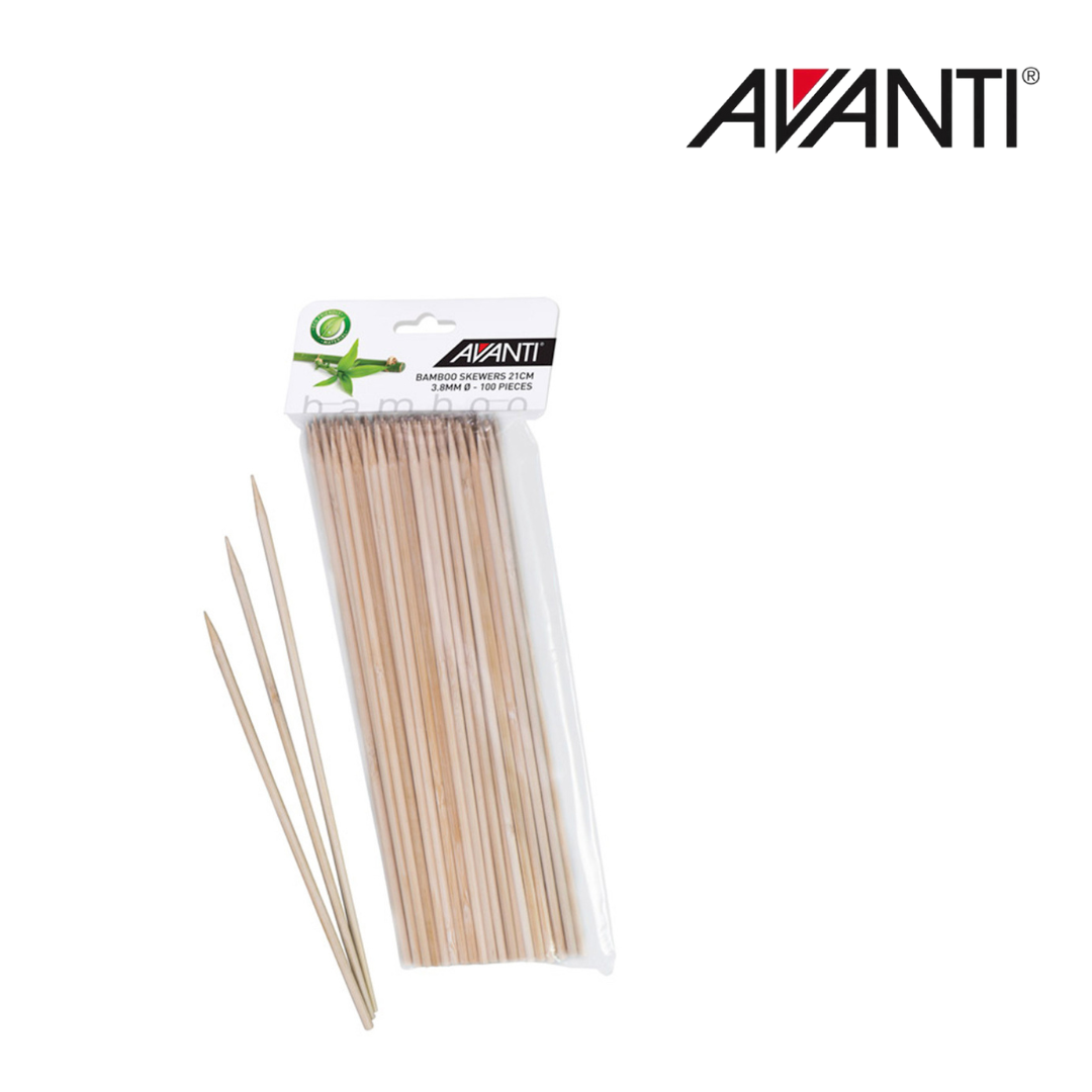 Avanti Bamboo Skewers 25cm 100pk