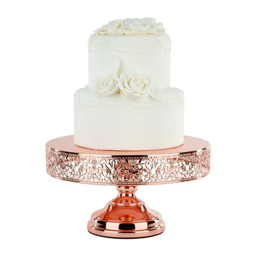 Jusalpha 3 Tier Acrylic Glass Round Wedding Cake Stand