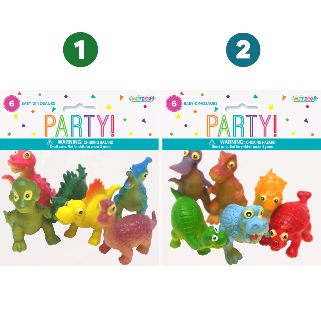 6 Baby Dinosaurs - Assorted Inner