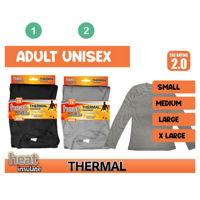 Adult Thermal Top Asst Sizes