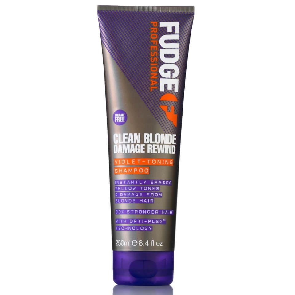 Fudge Clean Blonde Damage Rewind Shampoo 250ml – Salon Supplies