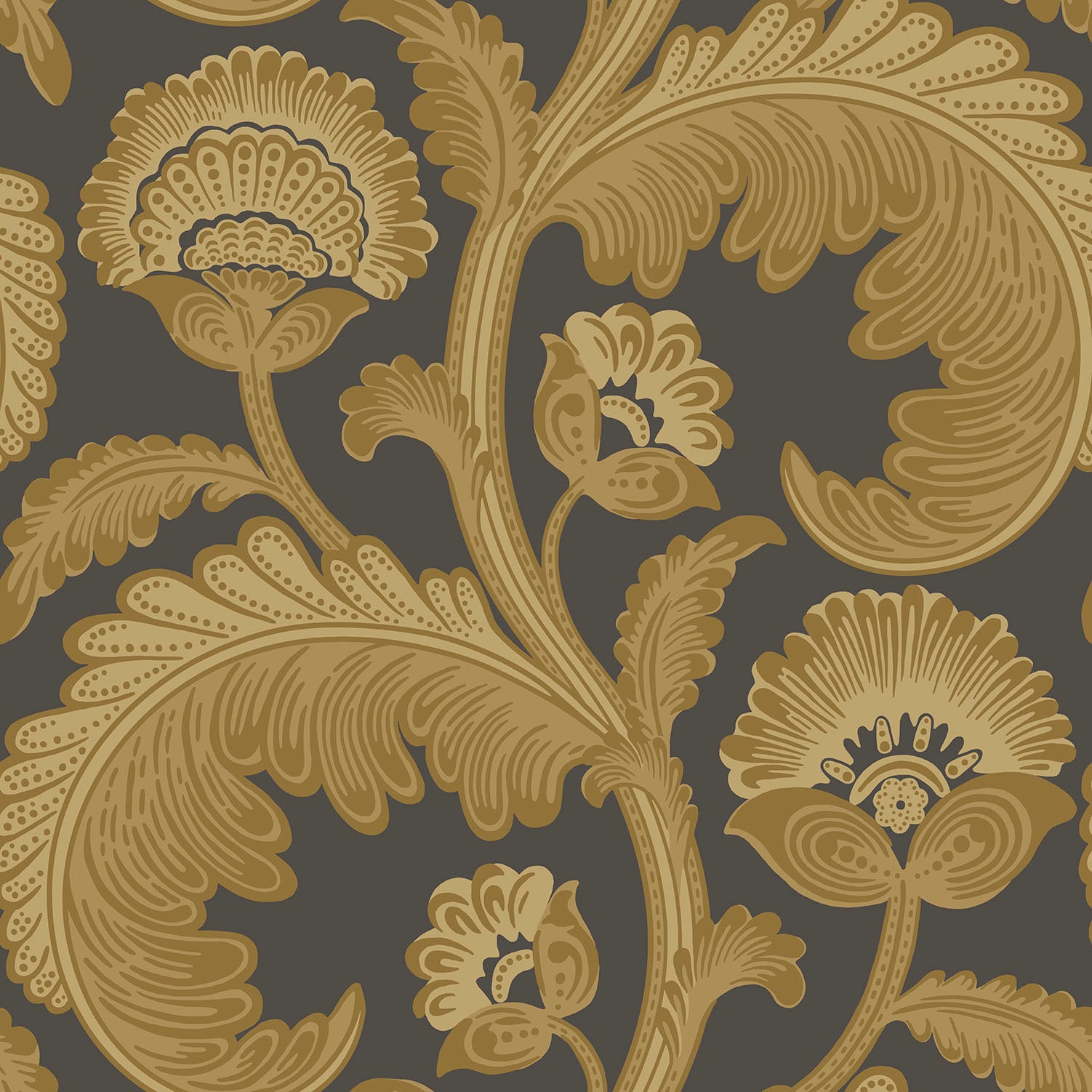 Rajapur Flock by Cole & Son - Hyacinth - Wallpaper : Wallpaper Direct