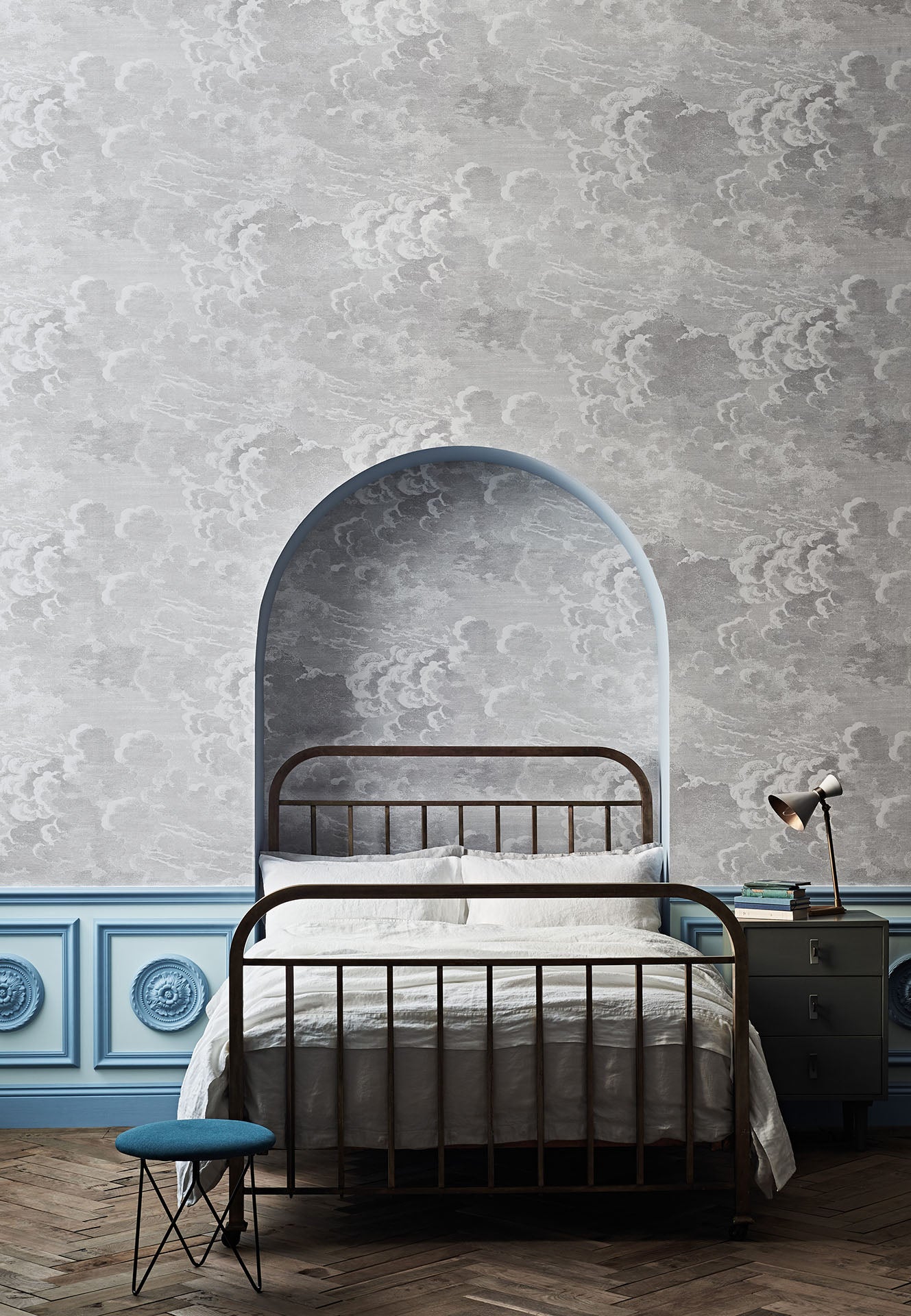 Nuvolette by Cole  Son  Gold and Silver  Wallpaper  Wallpaper Direct