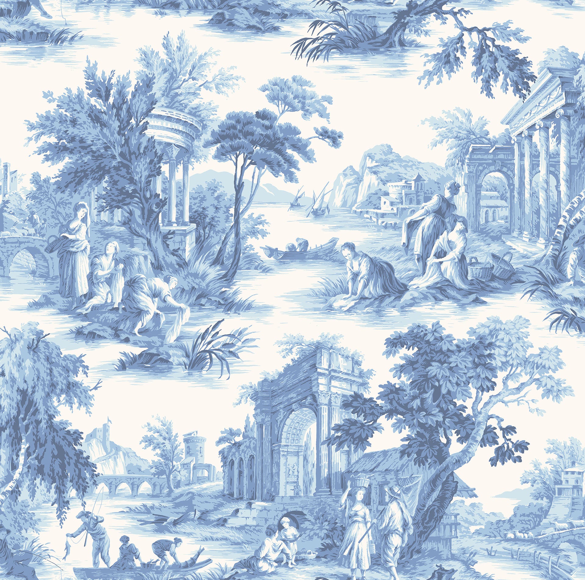 Toile du Chateau Blue