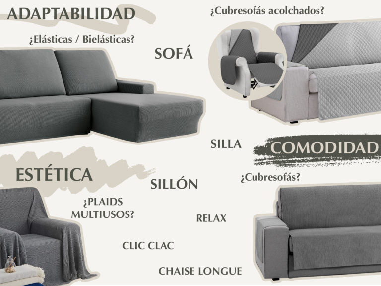 Funda Sofa Cama con Brazos 3 plazas,Funda de Sofá Relax 1 Plaza, Fundas  Sofas 3