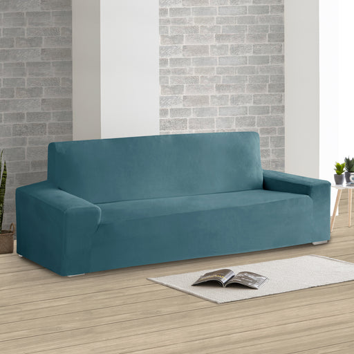 Funda sofa chaise Longue Acolchado de 240 cms para Lado derecho Color  Celeste / Lado Izquierdo Color Piedra